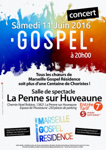 Concert Gospel Marseille-11 juin 2016